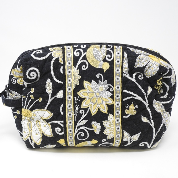 Vera Bradley Handbags - Vera Bradley Yellow Bird Lined Cosmetic Bag